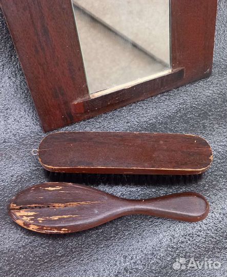 Винтажный набор для чистки одежды и обуви