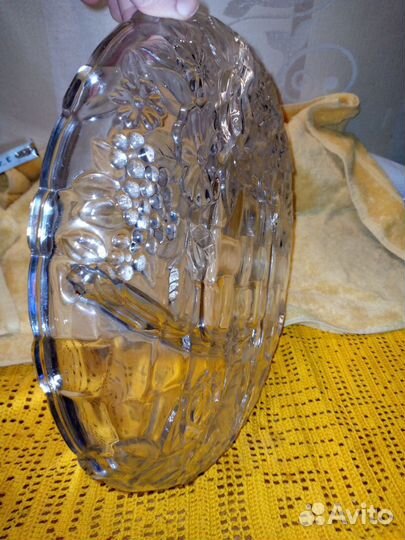 Менажница хрусталь СССР