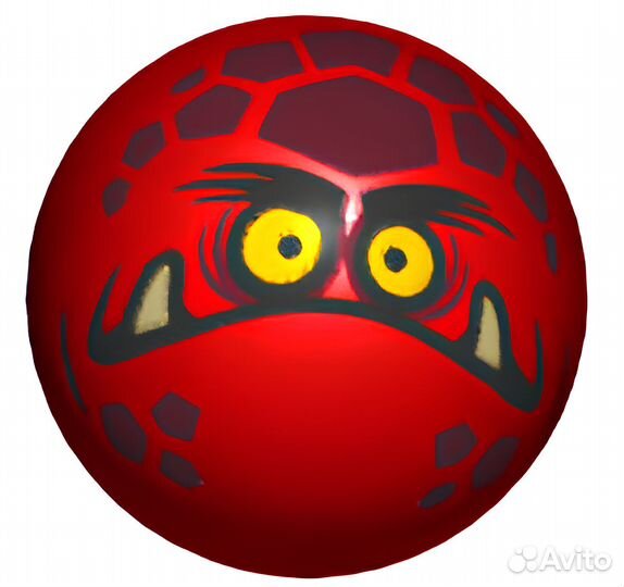 Деталь Lego 32474pb006 Red 5 U