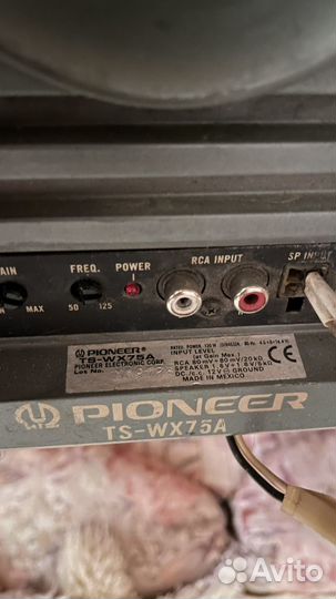 Сабвуфер pioneer ts wx75a