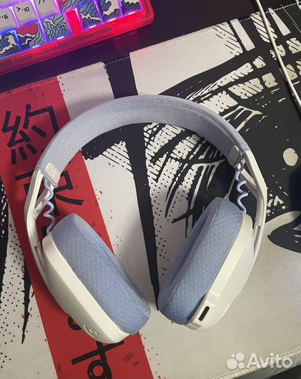 Беспроводные наушники logitech g435 белый