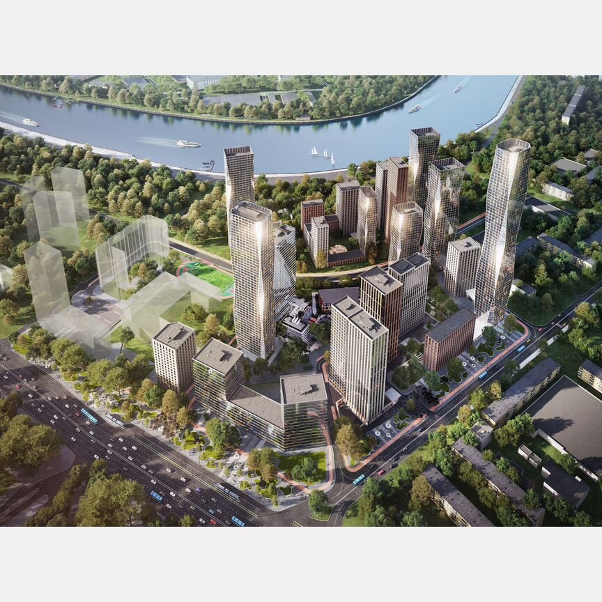 2-к. квартира, 76 м², 23/25 эт.