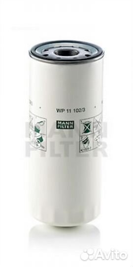 Mann-filter WP 11 102/3 Фильтр масляный HCV