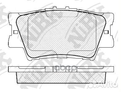Колодки тормозные задние toyota camry 40/50 RAV