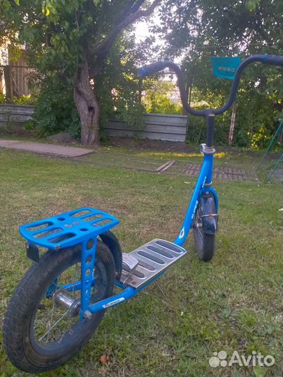 Самокат super jet 100 на надувных колёсах