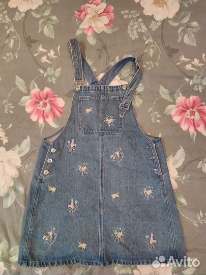 Джинсовый сарафан для девочки