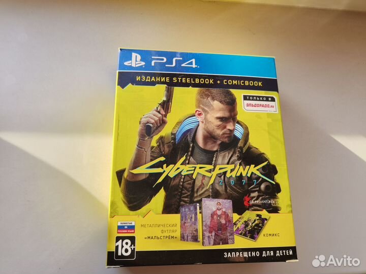 Игры для приставок ps4 Cyberpunk 2077 steelbook