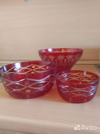 Цветной хрусталь СССР