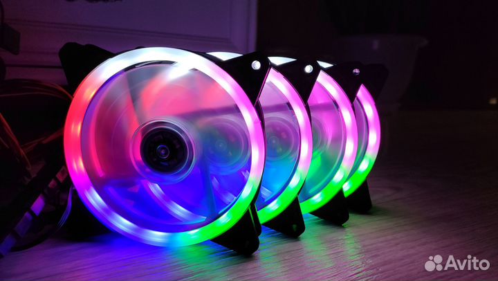 Вентилятор 120мм с подсветкой 3pin