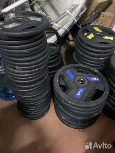 Диски Олимпийские полиуретановые Fitness Division