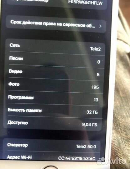 Телефон iPhone 6s