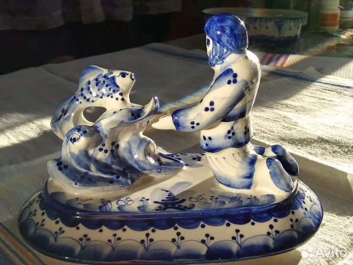 Шкатулка Гжель