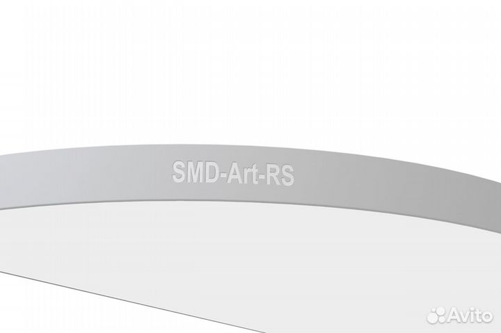 Светодиодная потолочная люстра в форме полукруга