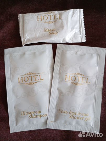 Набор дорожный: шампунь+гель для душа+мыло
