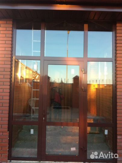 Алюминиевые двери