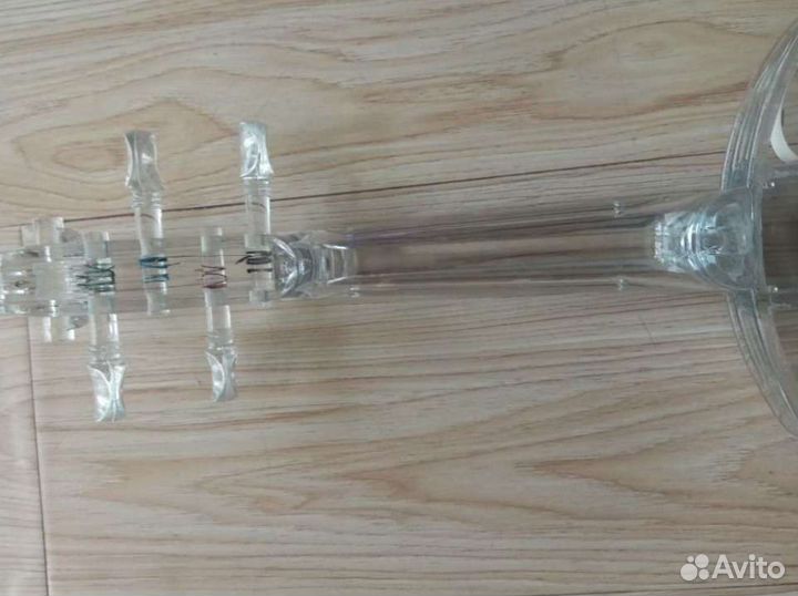 Электроскрипка хрустальная