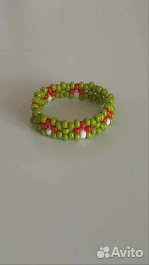 Кольцо из бисера
