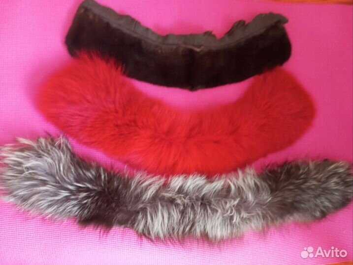 Воротник опушка. Песец,норка,чернобурки