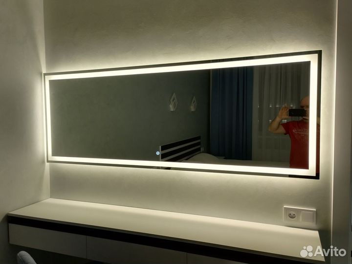 Гримерное зеркало с подсветкой