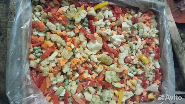 Овощные смеси замороженные