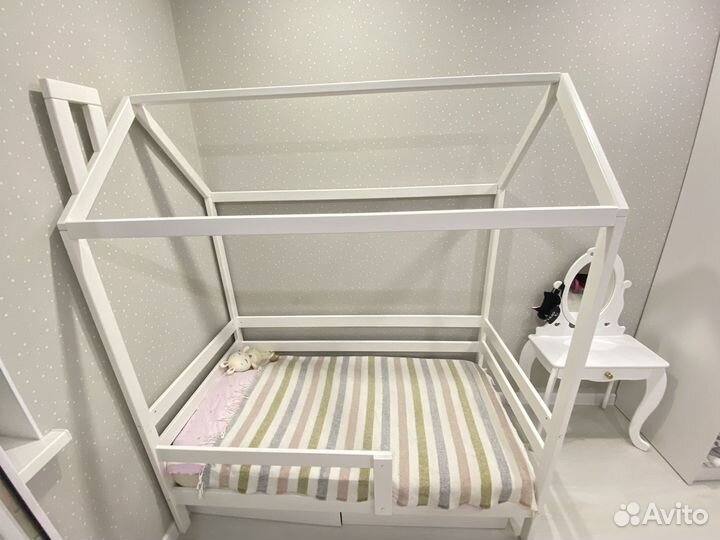 Детская кровать 80 160 домик