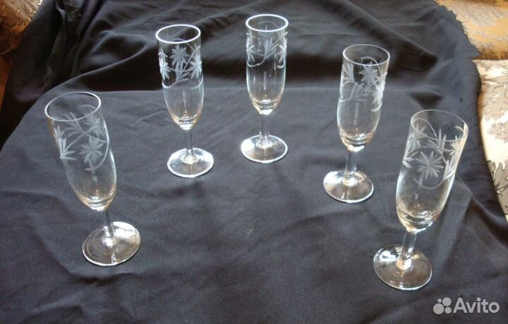 Бокалы, фужеры, рюмки СССР