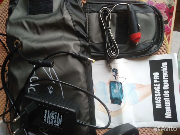 Пояс для профессионального массажа, Вибро + сауна