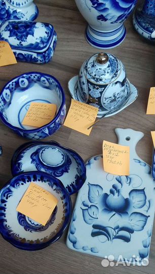 Посуда Гжель