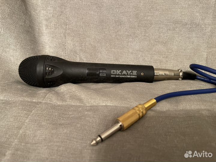 Микрофон динамический проводной