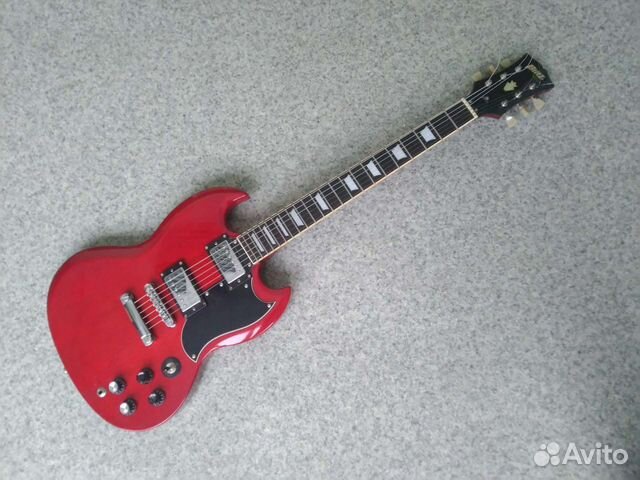Электрогитара Aria Pro II Blitz SG Cherry Red