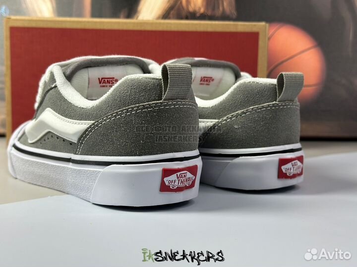 Кеды Vans Knu skool серые 36-45