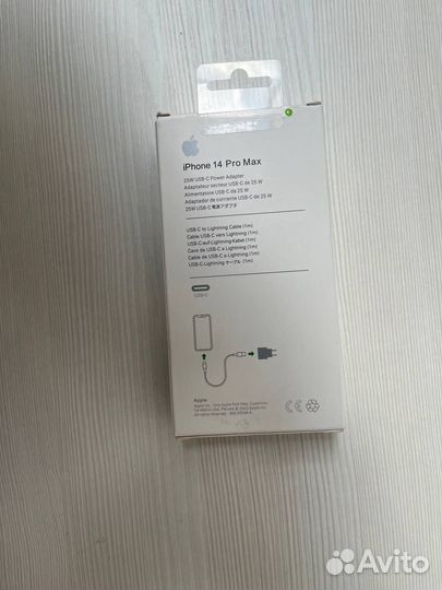Быстрая зарядка iPhone 25W+кабель USB-C Lightning