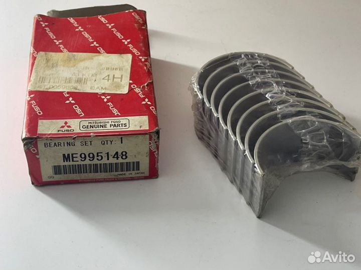 Вкладыши шатунные Fuso Canter 4D33 4D35 4D36 4M51