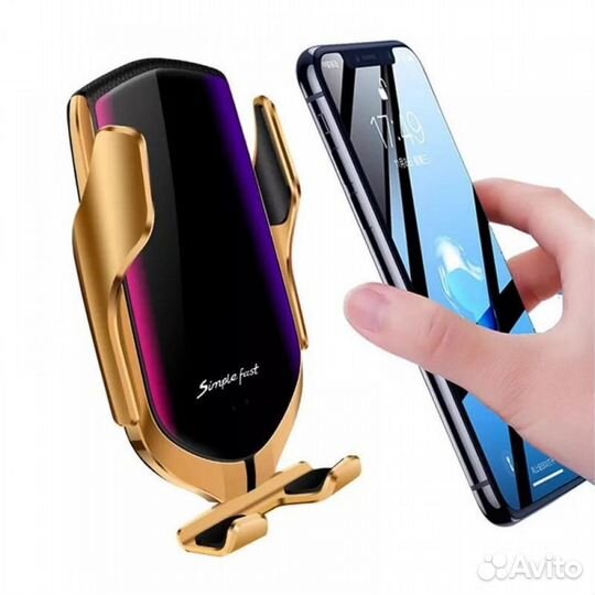 Автомобильный держатель с беспроводной зарядкой R1