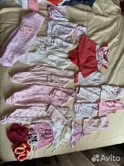 Детские вещи на девочку 0-2 лет
