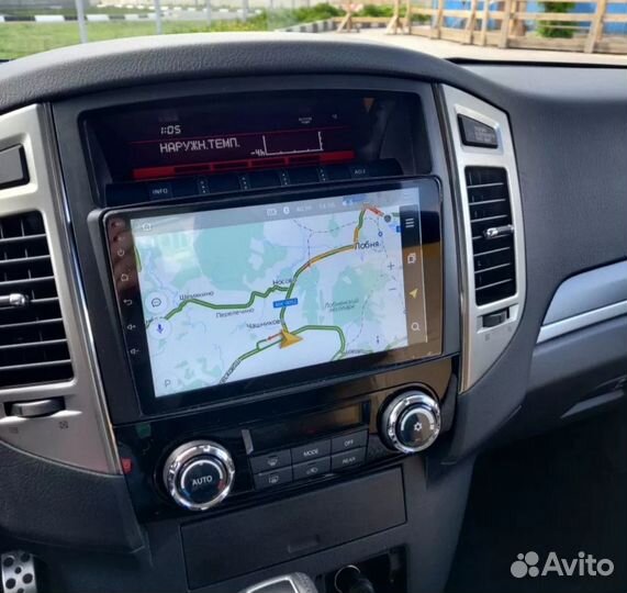 Штатная магнитола mitsubishi pajero