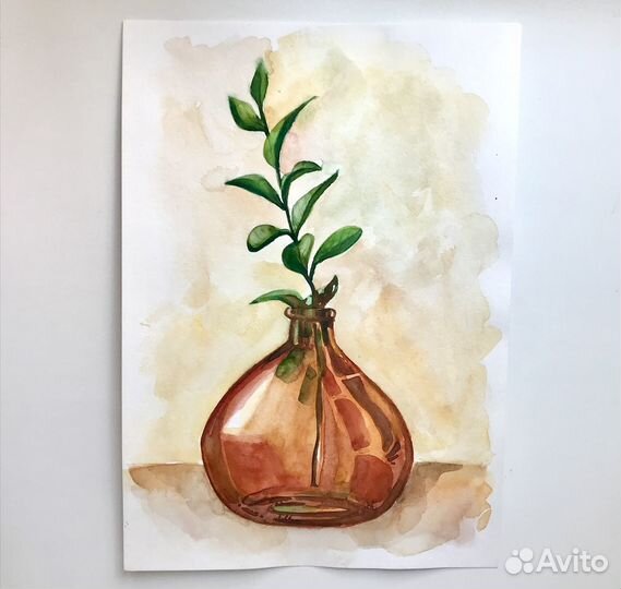 Акварельная картина