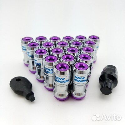 Гайки Volk Racing M12x1.5 (Фиолетовый)