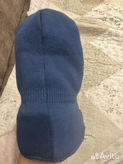Шапка шлем зимняя детская для мальчика