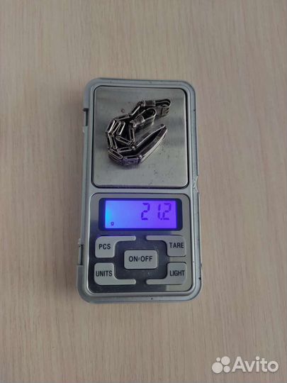 Браслет для часов. Серебро 875