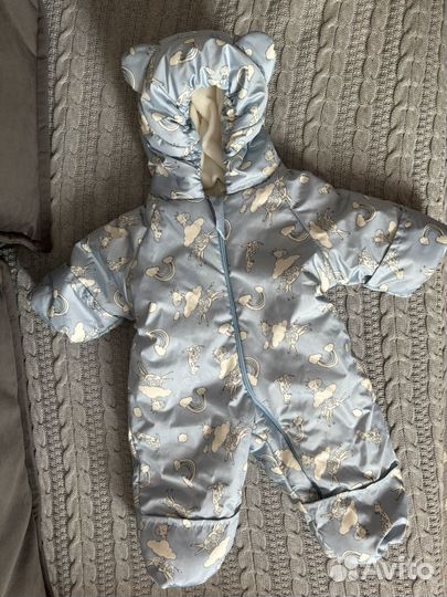 Зимний комплект (комбенезон+кокон)