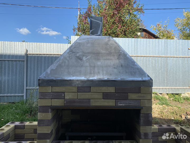 Зонт вытяжка для мангала