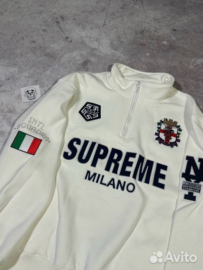 Свитер Supreme 22FW Milano Half Zip Pullover