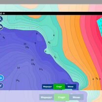 Картплоттер с картами глубин Navionics 2024 вся Ро