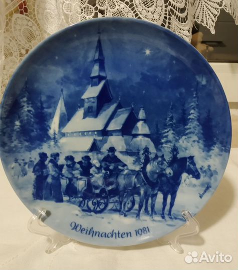 Тарелка настенная