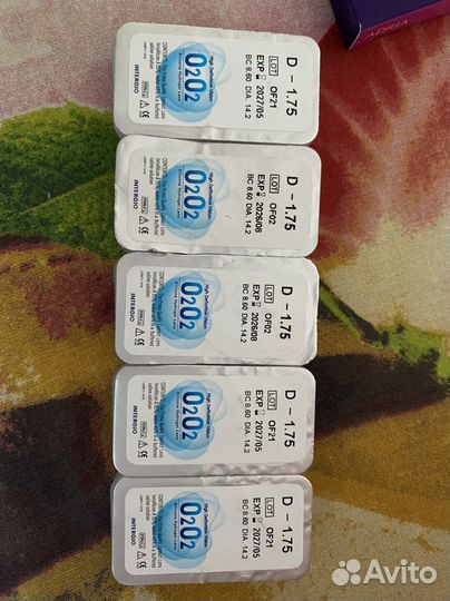 Контактные линзы адрия о2о2 1.75