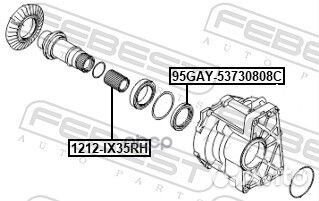 Полуось правая 28x432x28 1212-IX35RH Febest