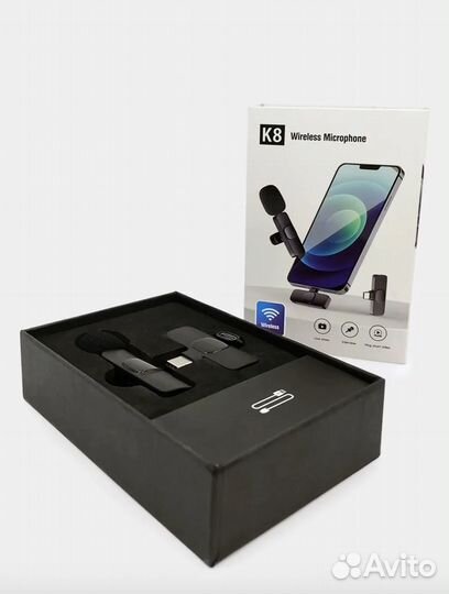 Беспроводной микрофон петличка, для смартфонов