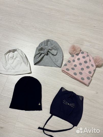 Шапки для девочки на разный сезон