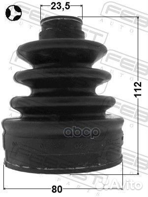 Пыльник ШРУСа chrysler sebring/voyager 01-07 внут